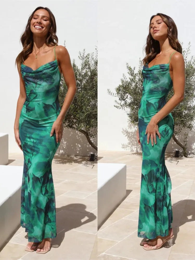 Levoire | Femme Robe élégante - Vert émeraude