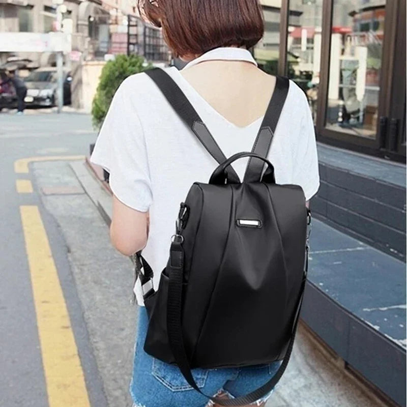 Levoire | Sac À Dos Féminin Moderne Multifonctionnel Tendance Et Sac À Main Noir 28*12*31