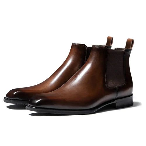 Levoire | Bottes en cuir avec une coupe moderne