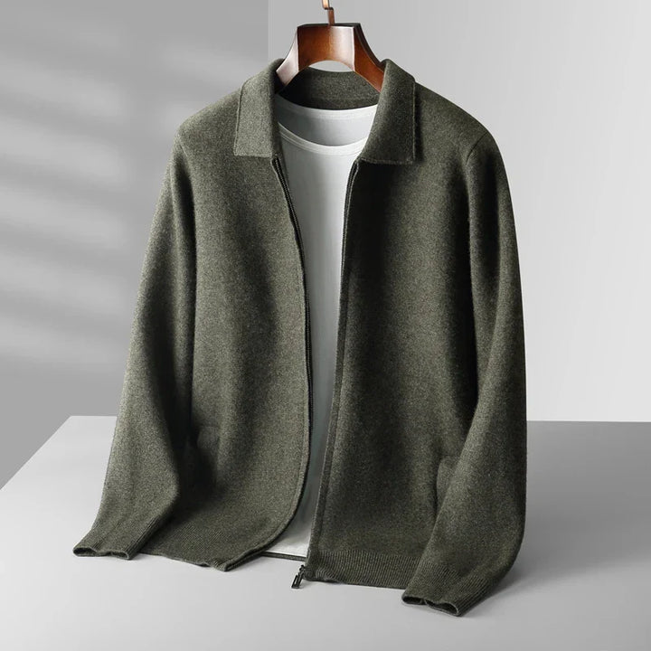 Levoire | Gilet En Pure Laine De Cachemire Vert olive
