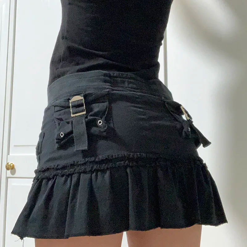 Levoire | Y2K Ceinture Taille Cargo Minirobe