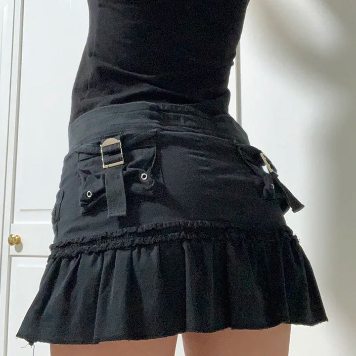 Levoire | Y2K Ceinture Taille Cargo Minirobe