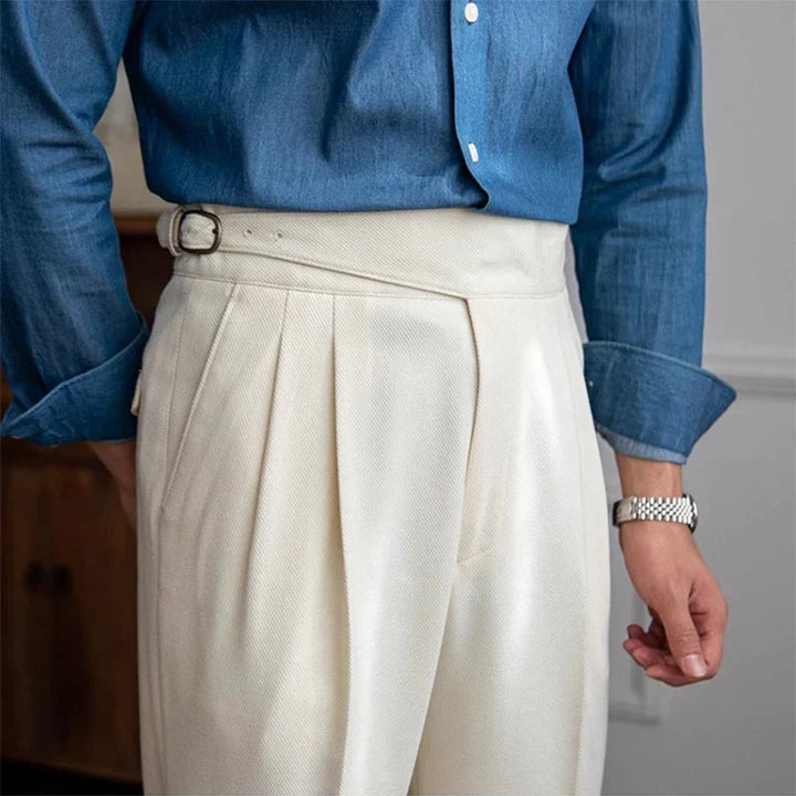 Levoire | Pantalons Sur Mesure Rentoja Avec Des Jambes Retournées