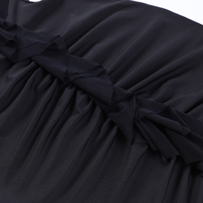 Levoire | Jupe À Bretelles Froncée Arrière Mini Robes