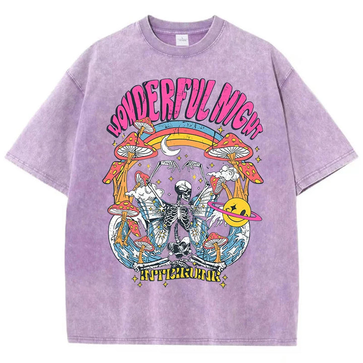 Levoire | T-Shirt En Coton Avec Impression Lila