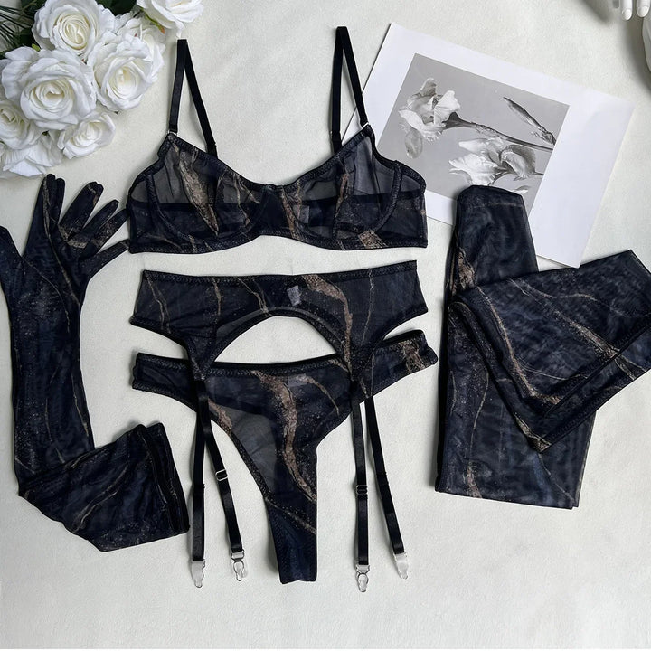 Levoire | Ensemble De Lingerie Tie Dye 5 Pièces