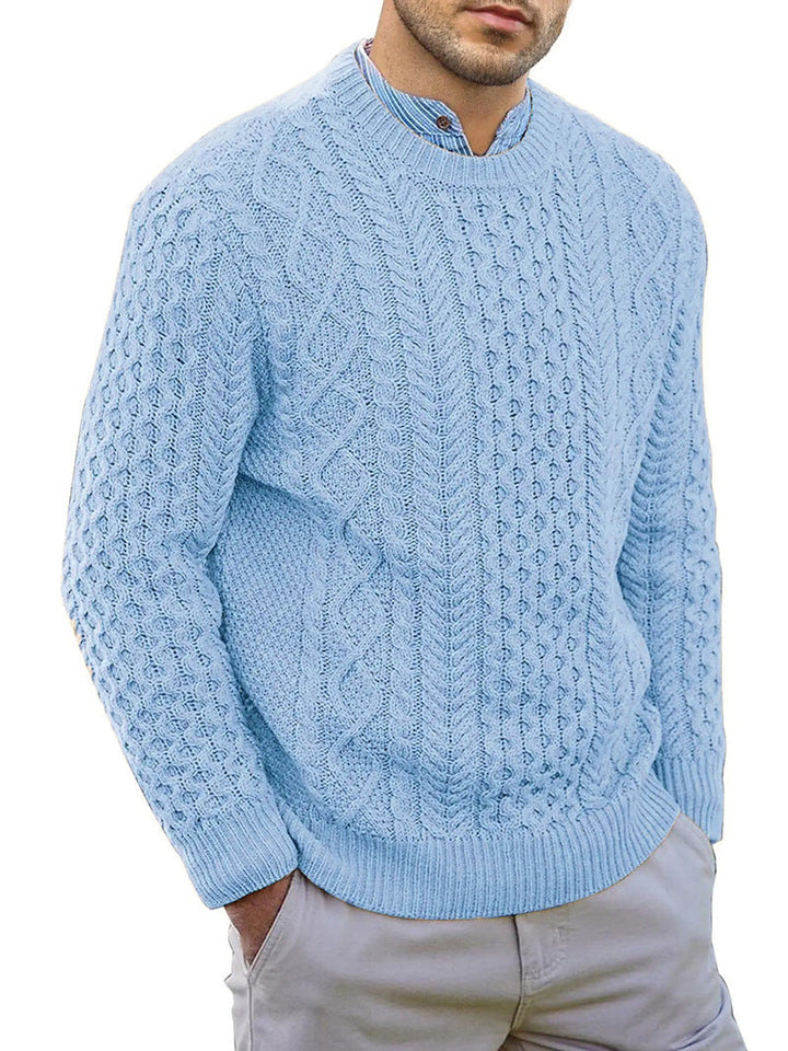Levoire | Pull Homme À Col Rond Décontracté Et Confortable