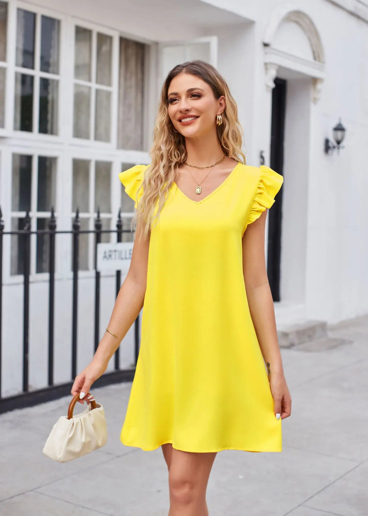 Levoire | Robe aérienne et élégante Jaune