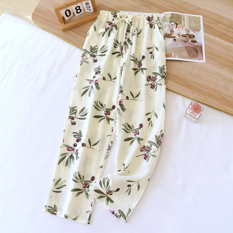 Levoire | Pantalons De Pyjama En Crepe De Coton 13