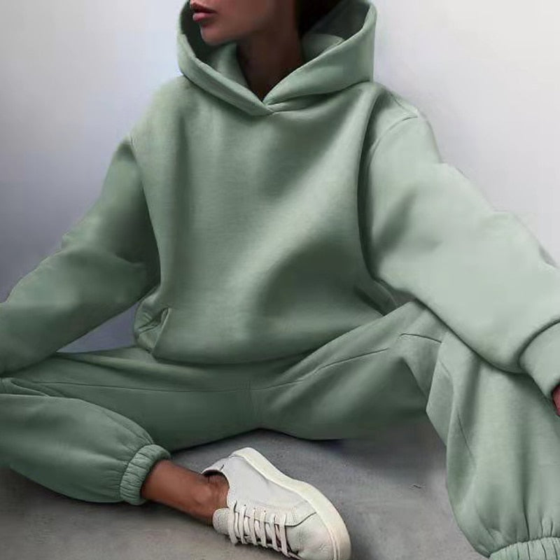 Levoire | Ensemble De Jogging Grande Taille Vert clair