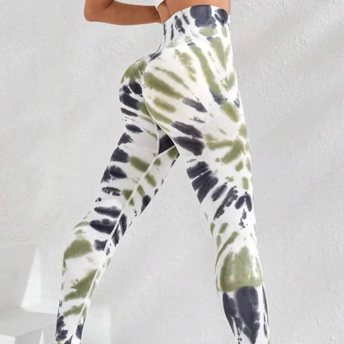 Levoire | Leggings Avec Un Style Tie-Dye Élégant Et Un Design Push-Up