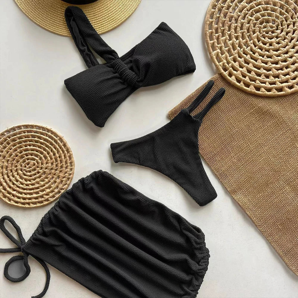 Levoire | Ensemble De Maillot De Bain Deux Pièces Avec Jupe De Plage 7