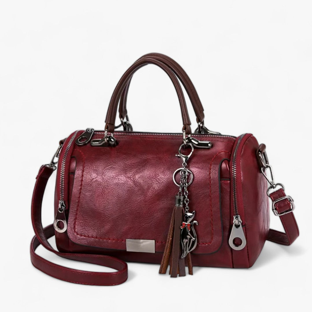 Levoire | Sac À Bandoulière Élégant Avec Franges Pour Femmes Rot