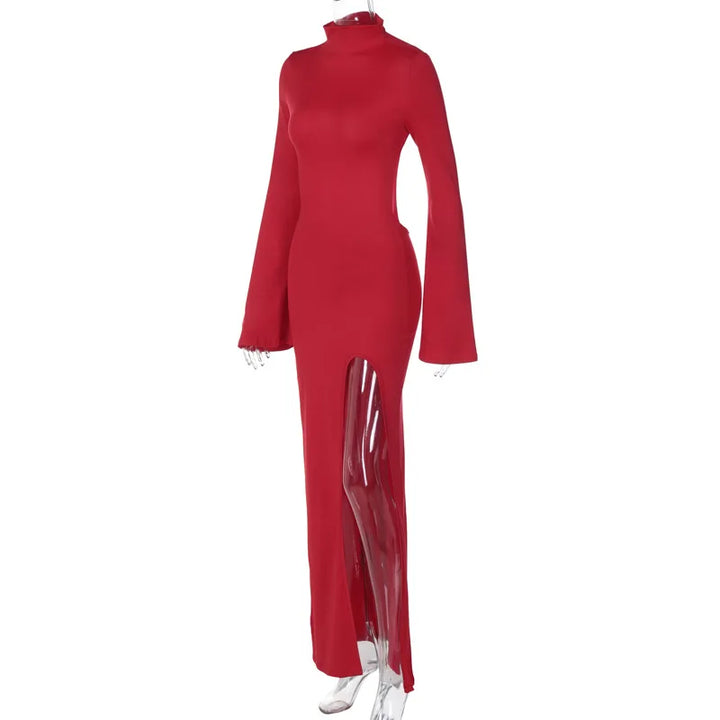 Levoire | Dos Ouvert Sexy Fente Robe Maxi