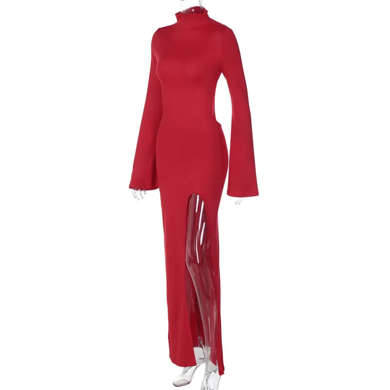 Levoire | Ouvert Dos Sexy Fente Maxi Robe
