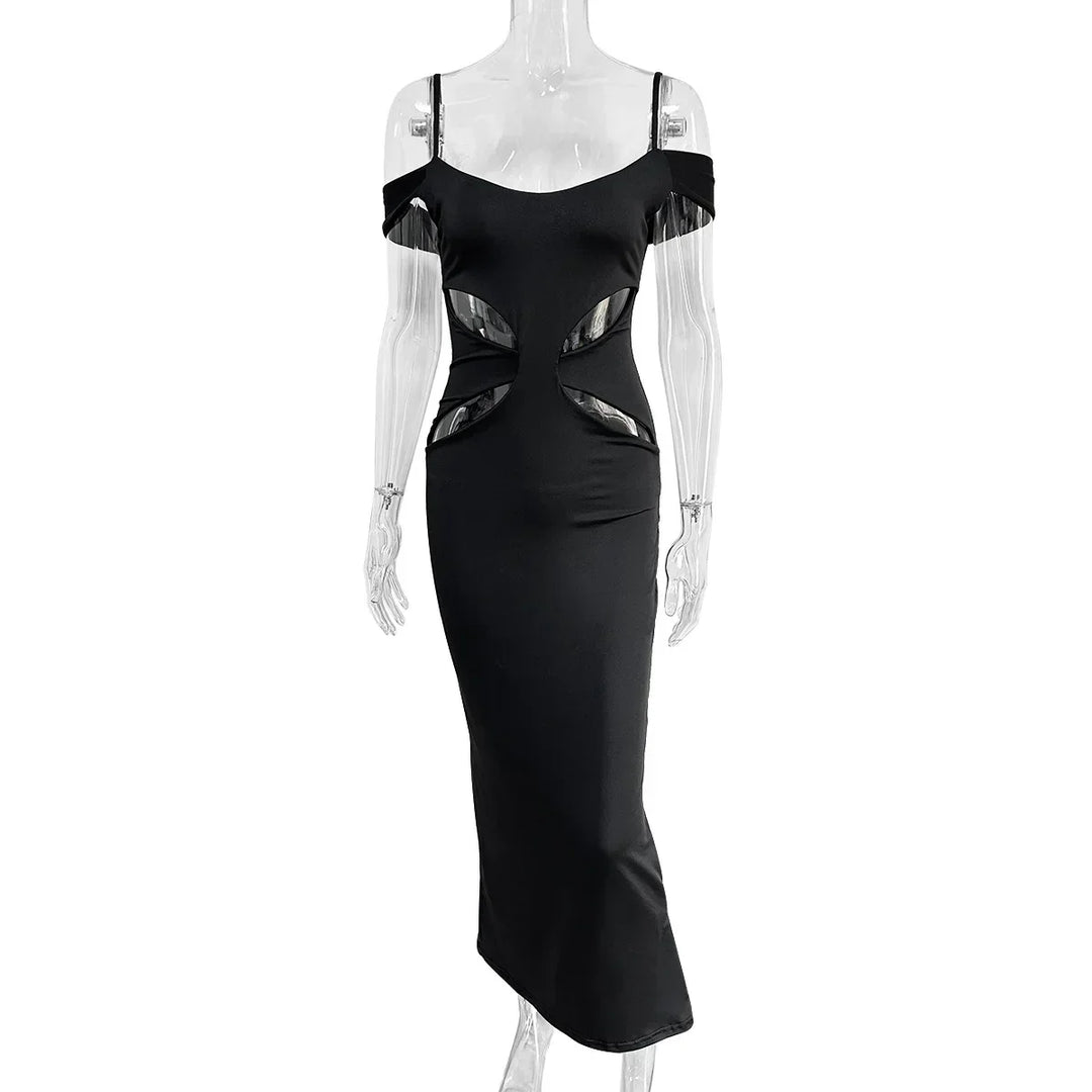Levoire | Robe Maxi À Bretelles Spaghetti Sans Dos