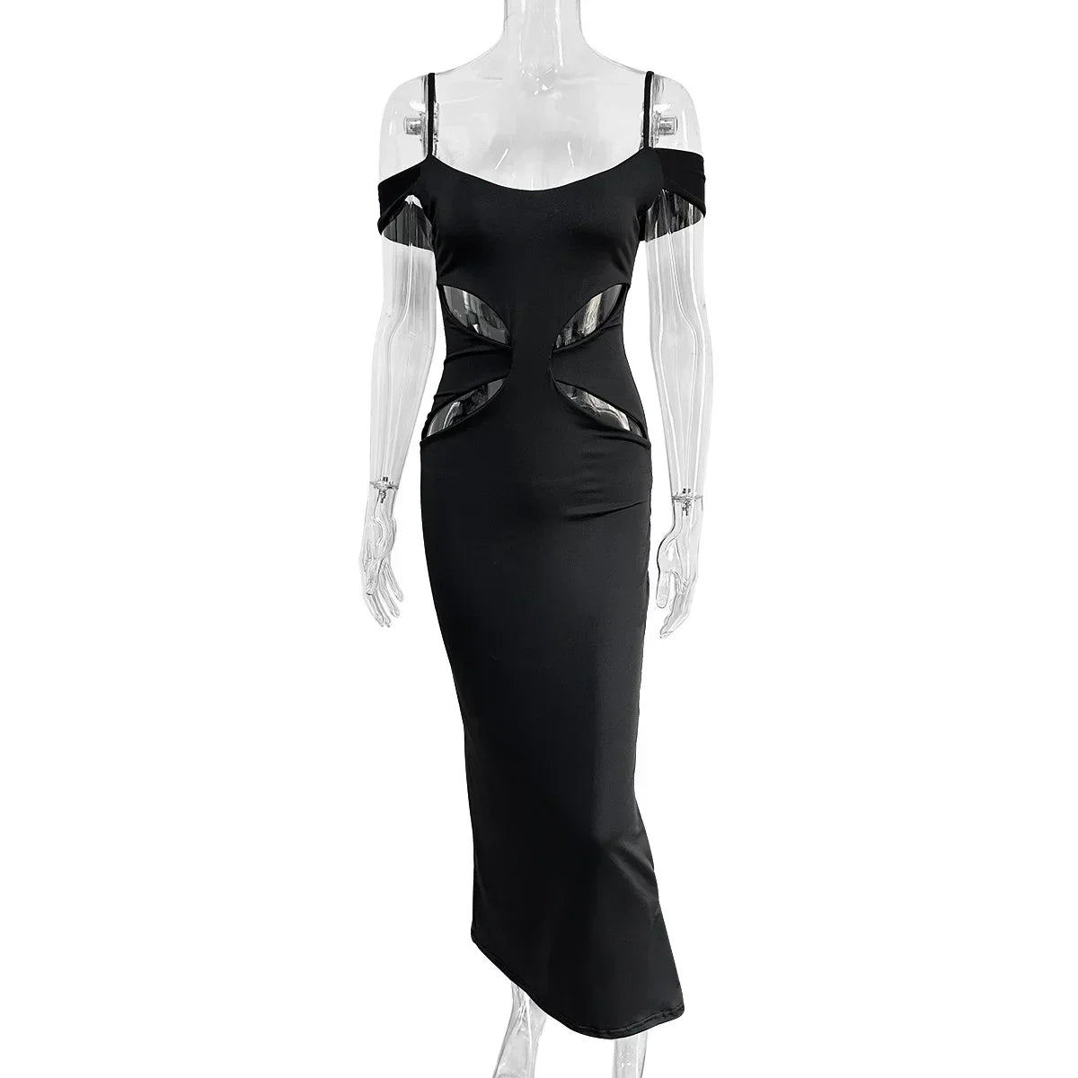 Levoire | Robe Maxi À Bretelles Spaghetti Sans Dos