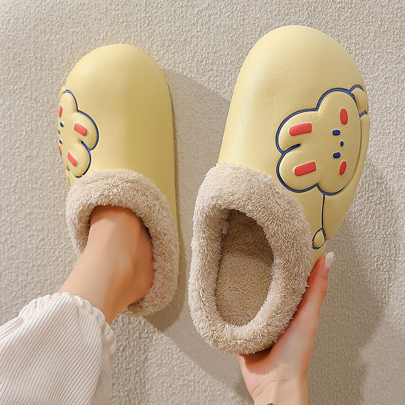 Levoire | Pantoufles En Coton Épaisse Semelle Plate