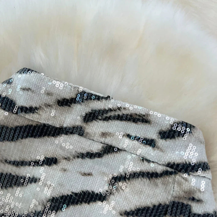 Levoire | Jupe En Simili Cuir Imprimé Léopard Pour Un Look Sauvage Et Moderne