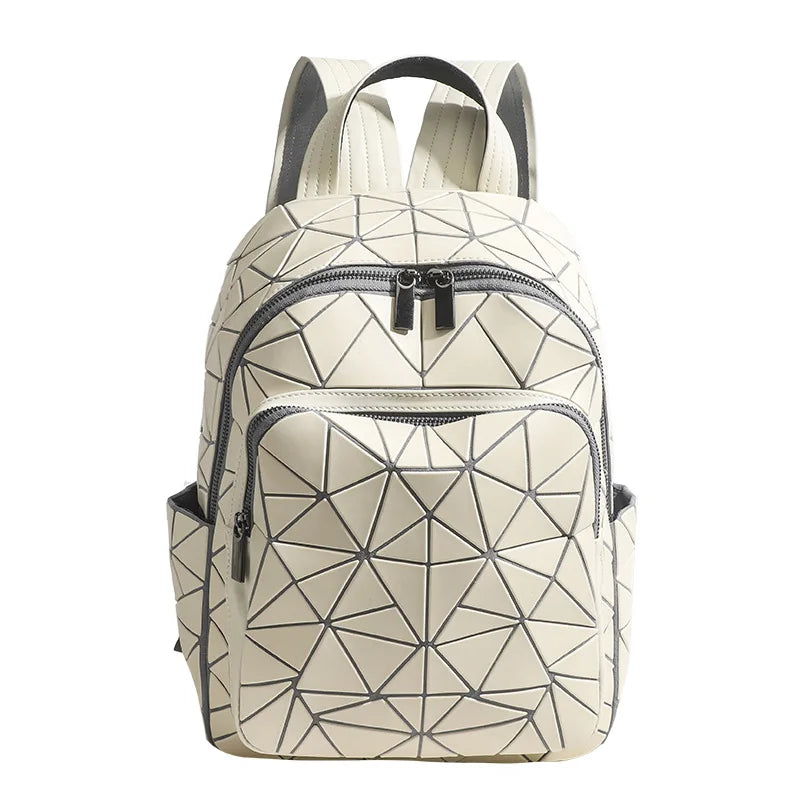 Levoire | Sac De Voyage Géométrique À Grande Mode Beige