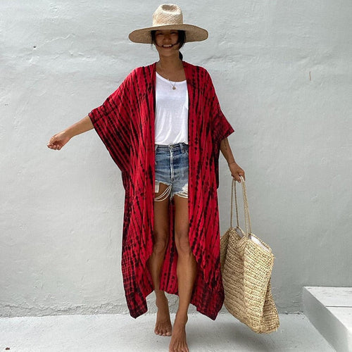 Levoire | Long Kimono De Plage Triangulum