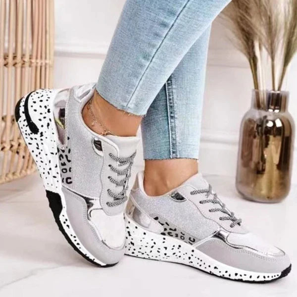 Levoire | Chaussures de sport pour femmes Leopardi argent