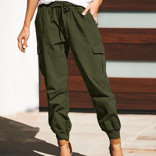 Levoire | Pantalon Cargo Droit Avec Cordon De Serrage