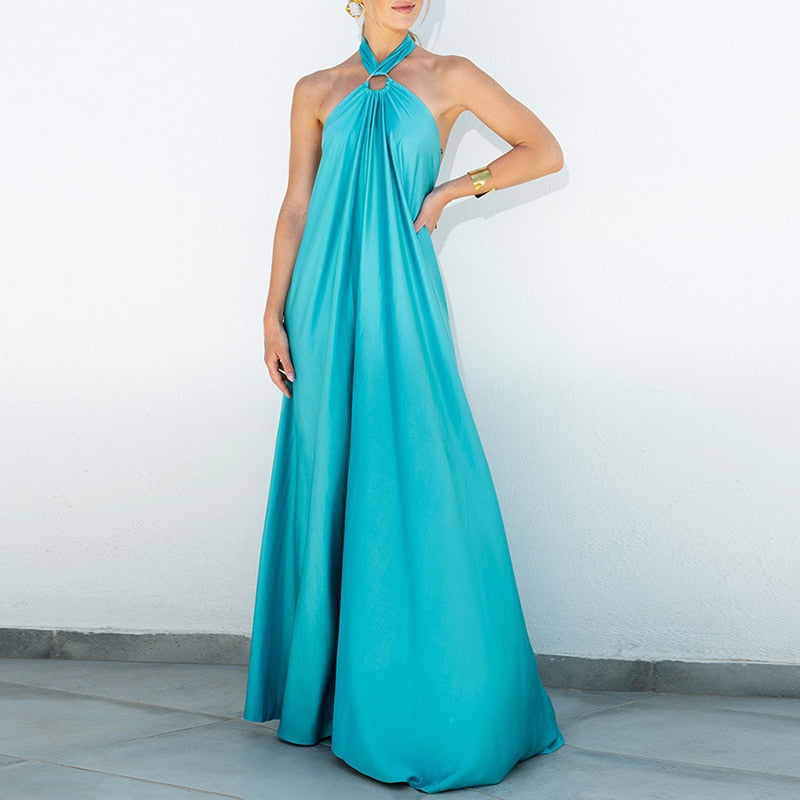 Levoire | Dos Nu | Robes Maxi Lâches À Tube Halter