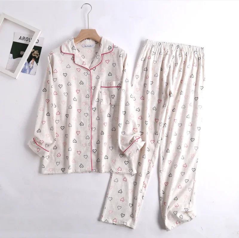 Levoire | Deux Pièces Pyjama En Coton 11