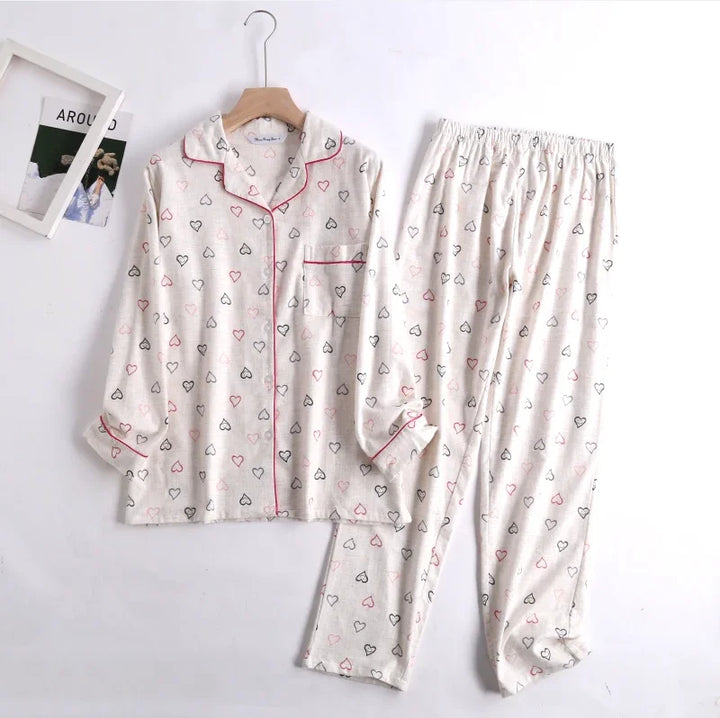 Levoire | Deux Pièces Pyjama En Coton 11