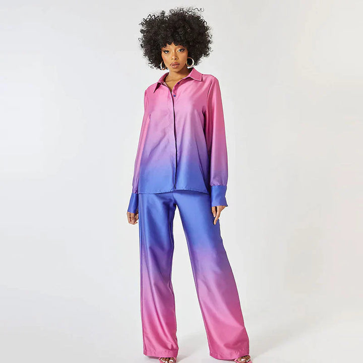 Levoire | Ensemble Deux Pièces Rose Bleu