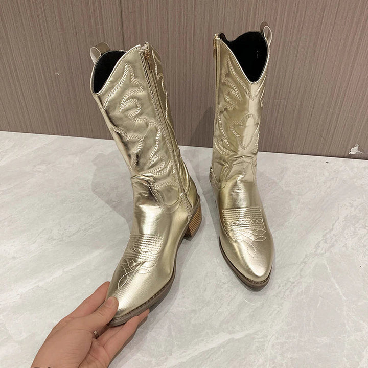 Levoire | Bottes Pour Femmes Dans Le Style Zapatos Avec Fermeture Éclair Latérale