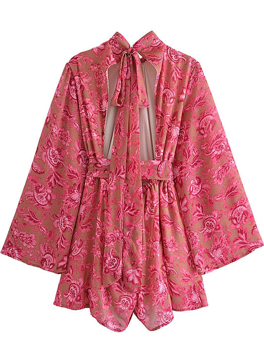 Levoire | Combinaison Ludique Avec Col Haut Et Dos Ouvert