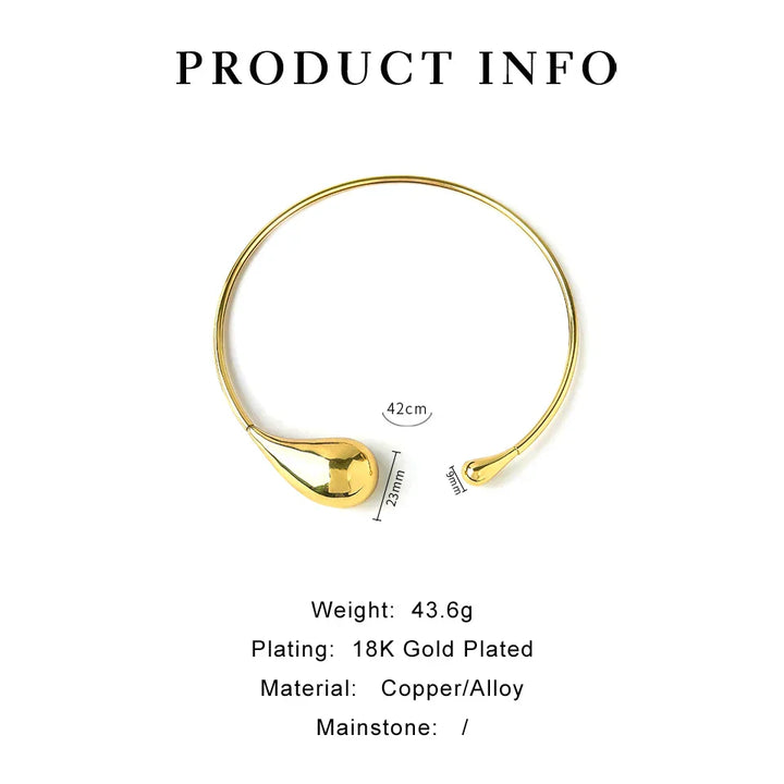 Levoire | Choker Goutte Épais Femme