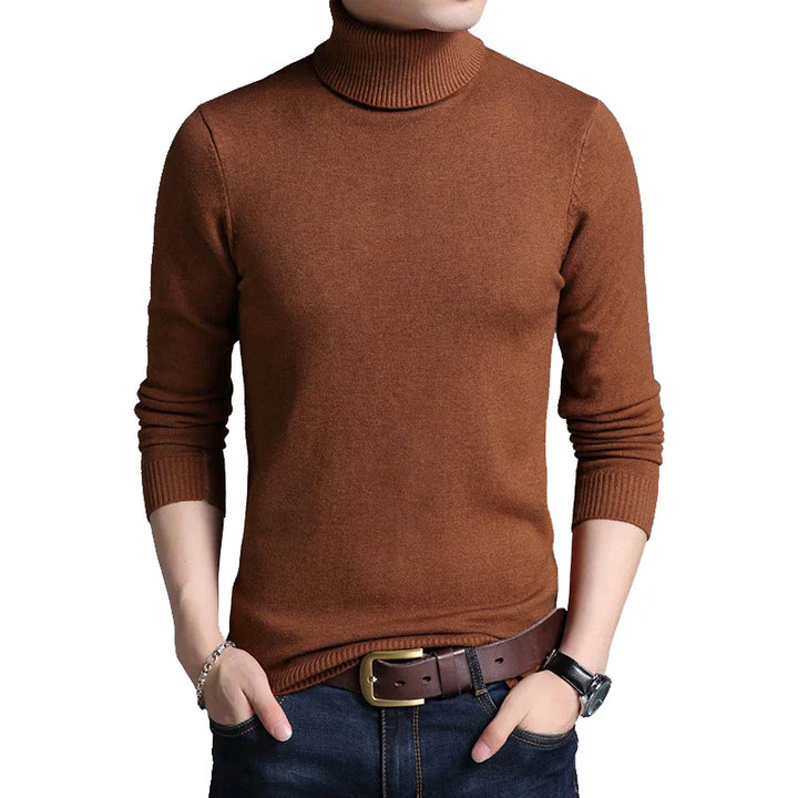 Levoire | Pull En Maille Décontracté Pour Hommes Orange