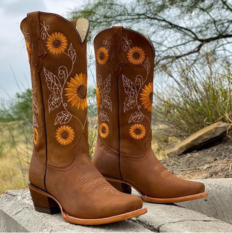 Levoire | Style Bohème Bottes Pour Femmes Braun