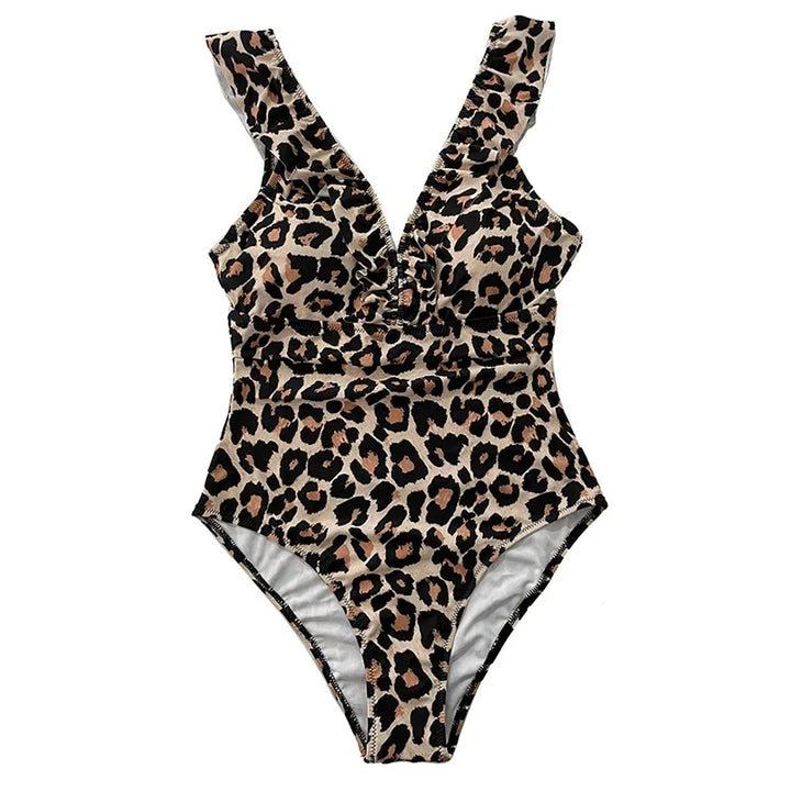 Levoire | Maillot Sexy Une-Pièce Femme Léopard
