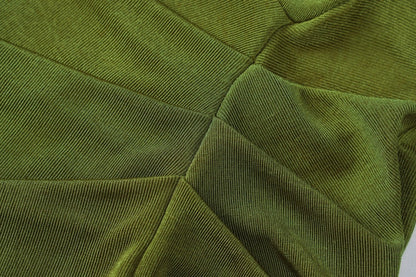 Levoire | Vert Sans Manches Bodycon Long Robe