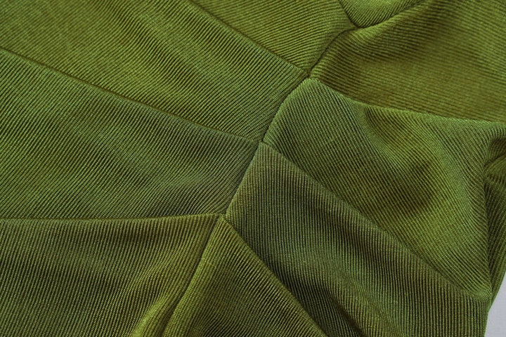 Levoire | Vert Sans Manches Bodycon Long Robe