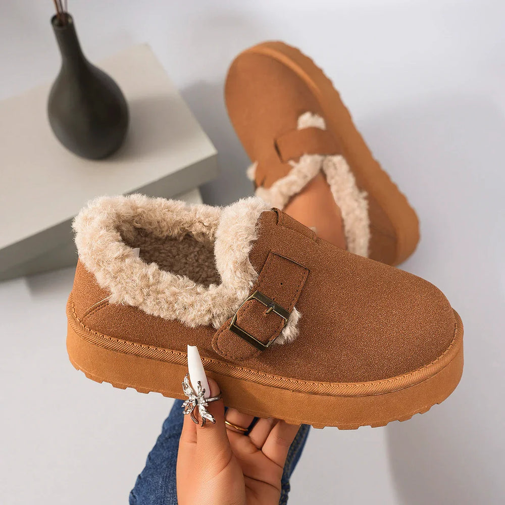 Levoire | Douces Et Chaudes Mocassins Braun