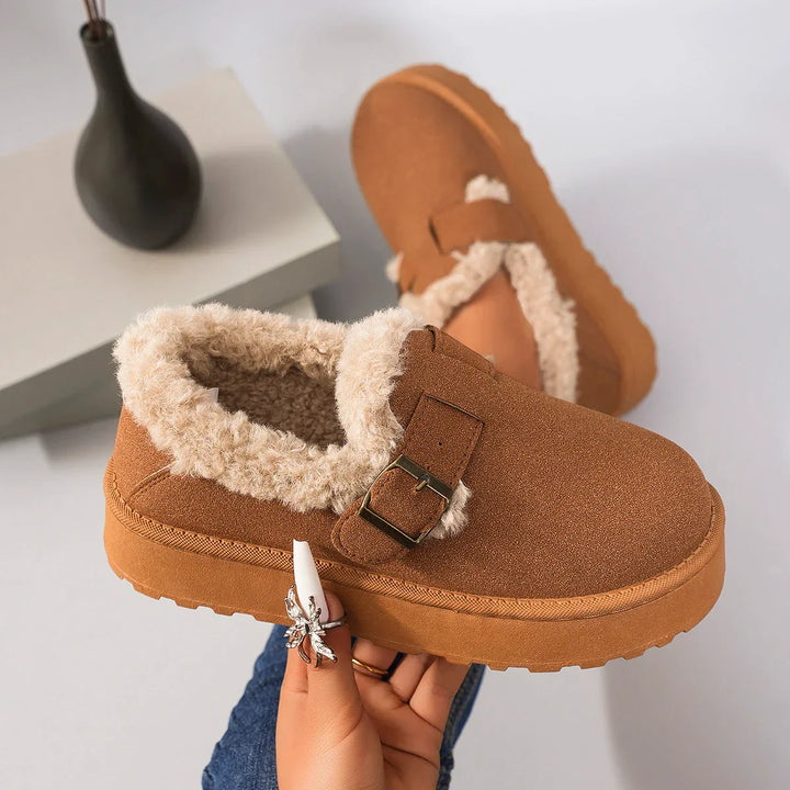 Levoire | Douces Et Chaudes Mocassins Braun