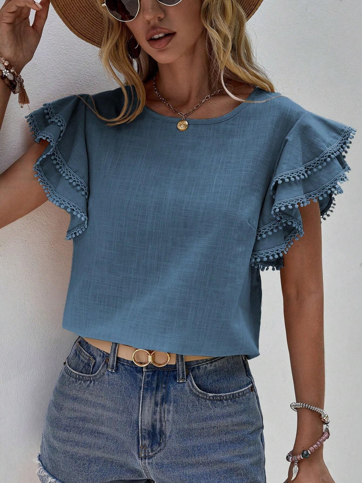 Levoire | Élégante Blouse Pour Femmes Bleu