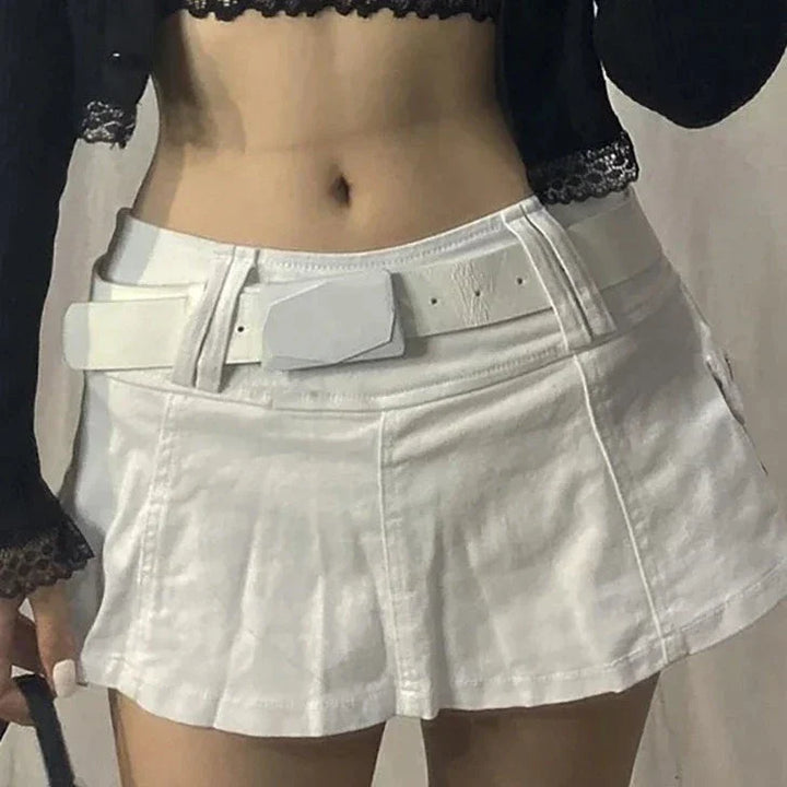 Levoire | Jupe Micro Taille Basse Y2K