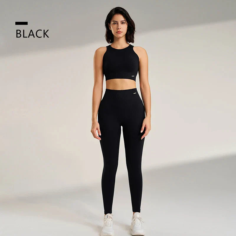 Levoire | Ensemble De Yoga Femme Noir
