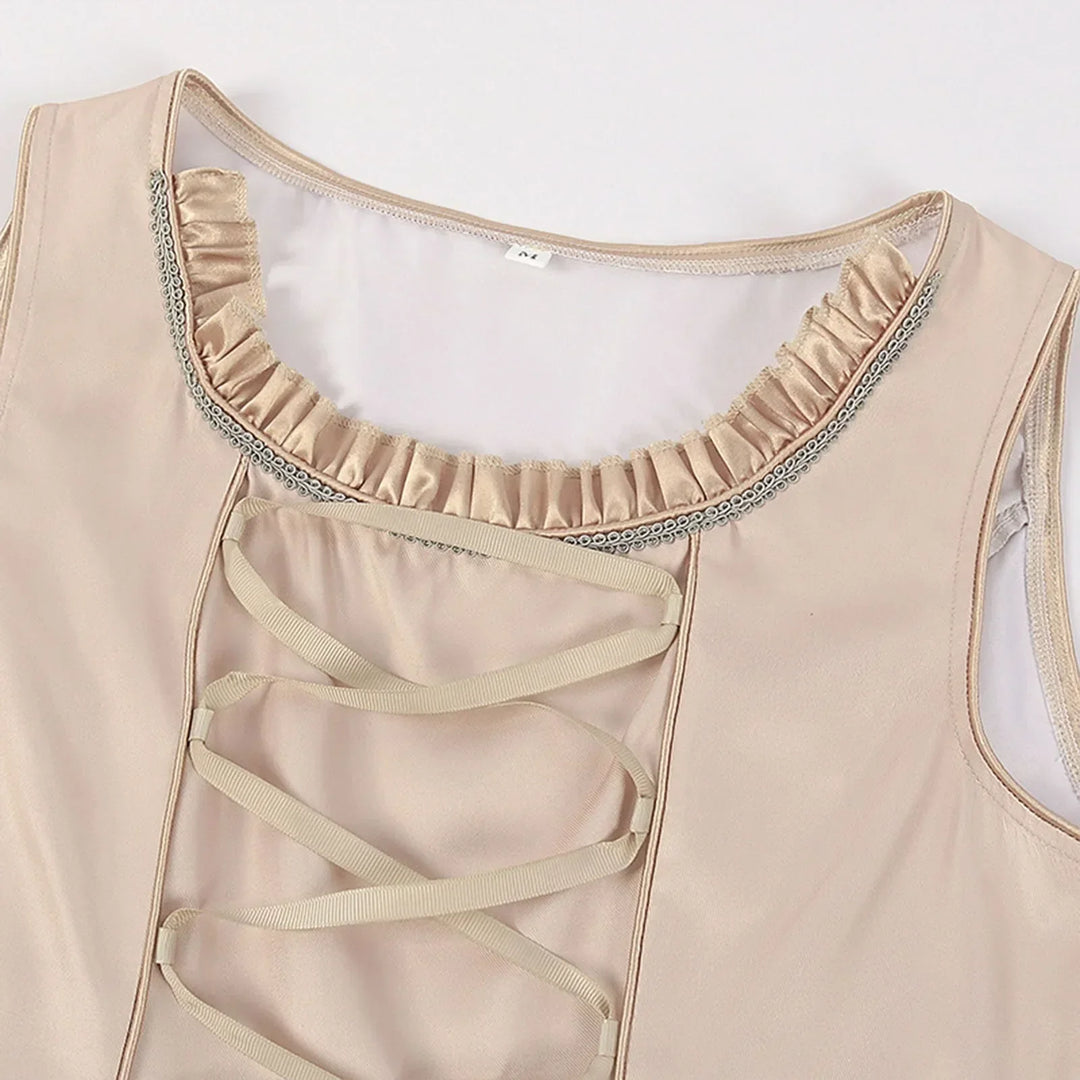 Levoire | Robe Vintage Pour Femmes - Beige