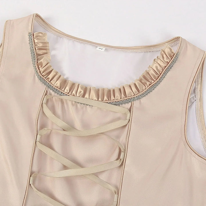 Levoire | Robe Vintage Pour Femmes - Beige