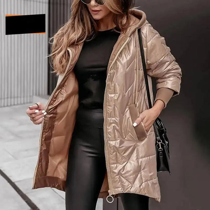 Levoire | Veste Capuche Zippée Avec Poches Braun