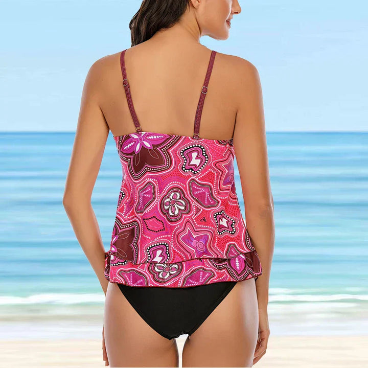 Levoire | Tankini Ensemble Avec Imprimé Floral Pour Femmes