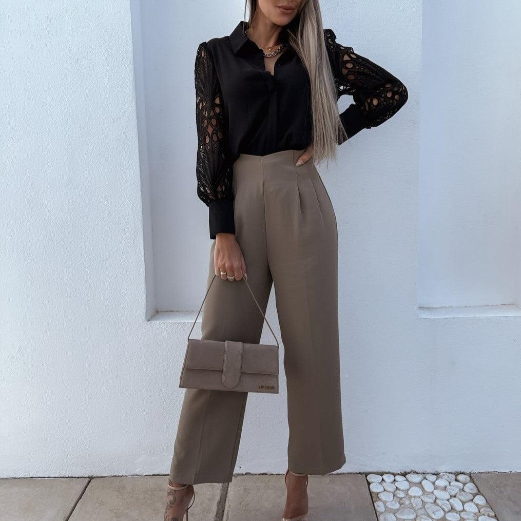 Levoire | T-Shirt Femme Avec Des Détails En Dentelle