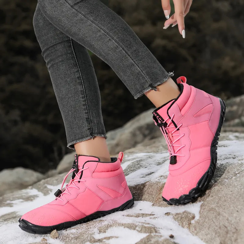 Levoire | Bottes d'hiver légères pour pieds nus Rose